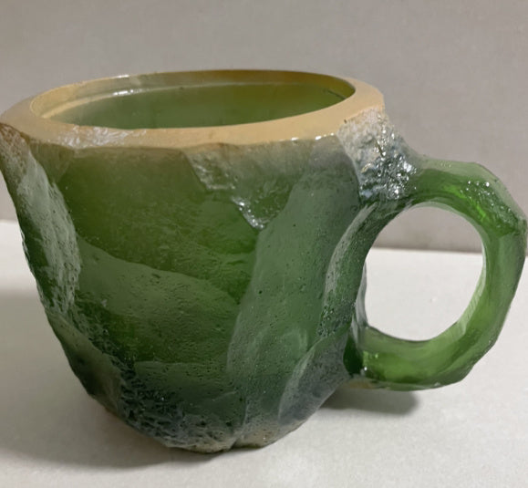 400ml Resin Mineral Crystal Coffee Mugs With Handles Elegant Mineral Crystal Cup For Workplace Home Decor Christmas Gift Kitchen Gadgets