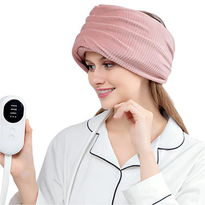 Home Air Wave Head Massager Air Pressure Head Instrument And Air Bag Hot Compress Help Sleep