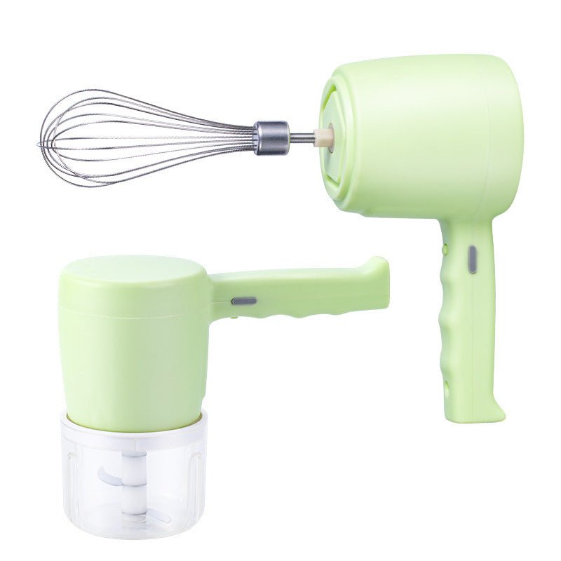 Blender 2 In 1 Multifunctional Electric Hand Mixer USB Planetary Handheld Mixer With Bowl Food Processors Chopper Beater